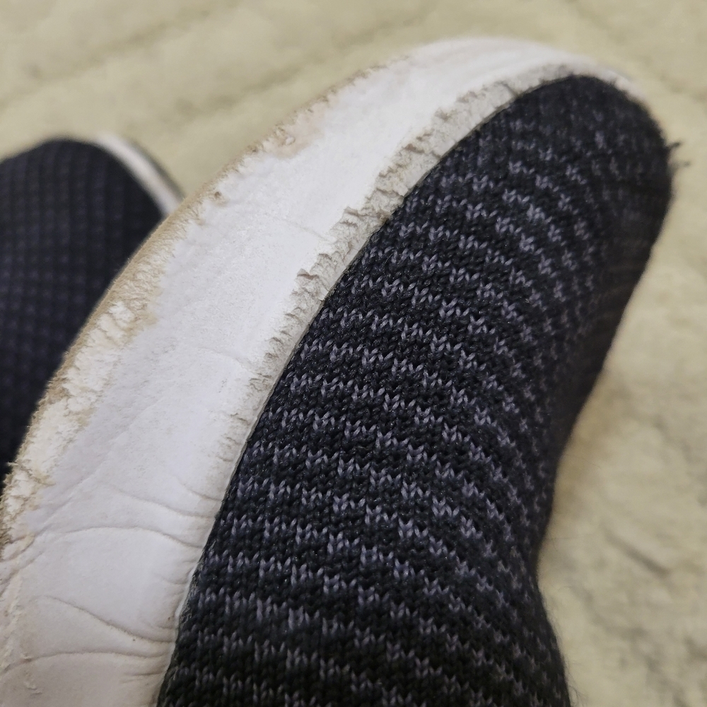 Vessi Black and White Women's Sneakers - Picture 7 of 10